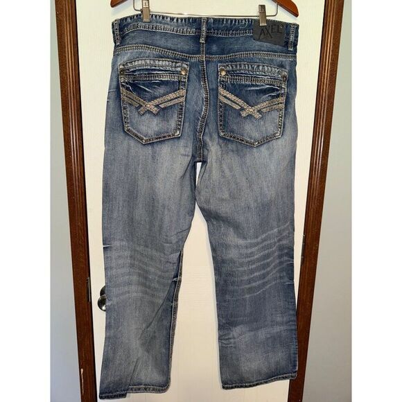 TK Axel MADISON Relaxed Straight Mens Denim Jeans Size 36x30 - Picture 2 of 12